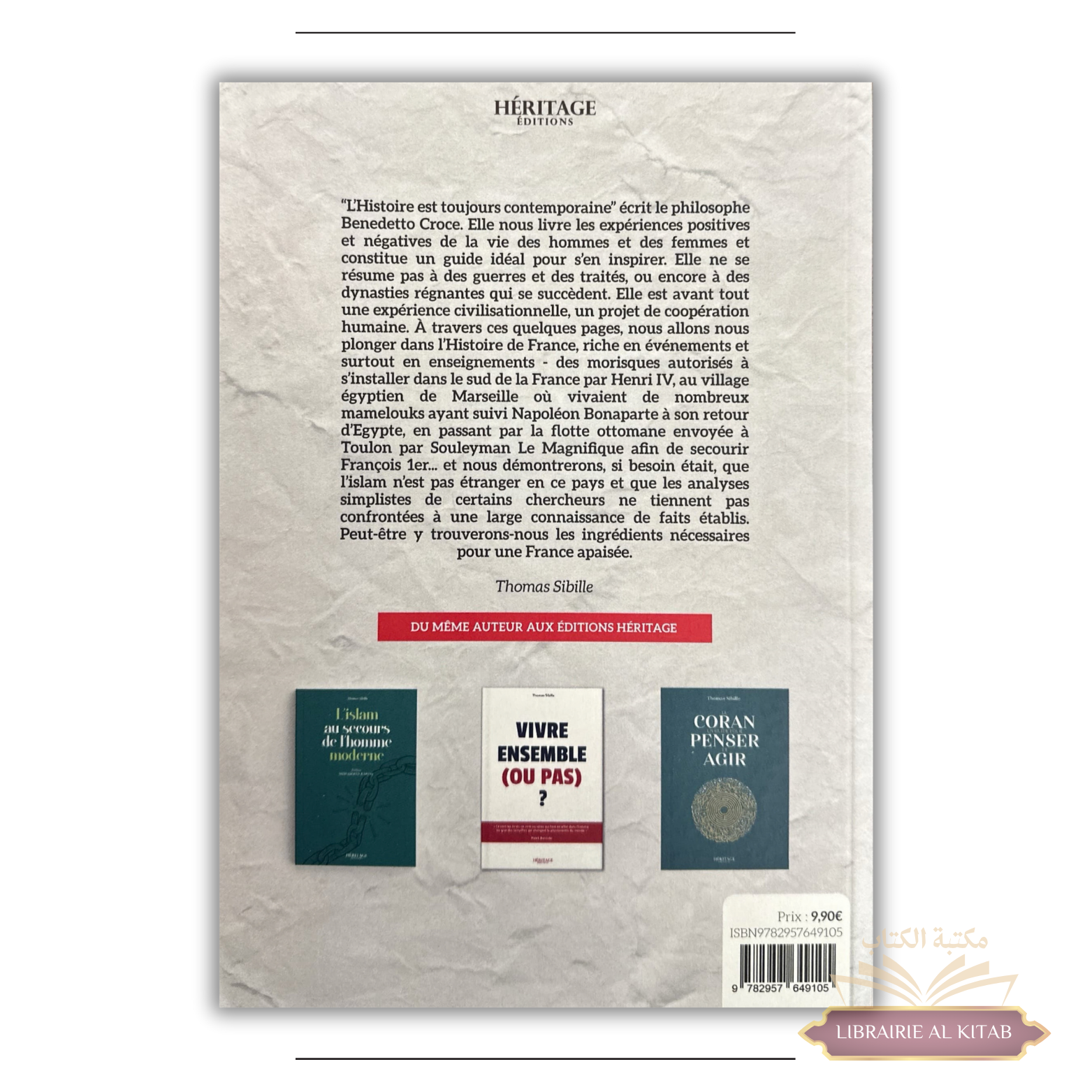 La place de l'Islam en France (version intégrale) - Thomas Sibille - Editions Héritage – Image 2